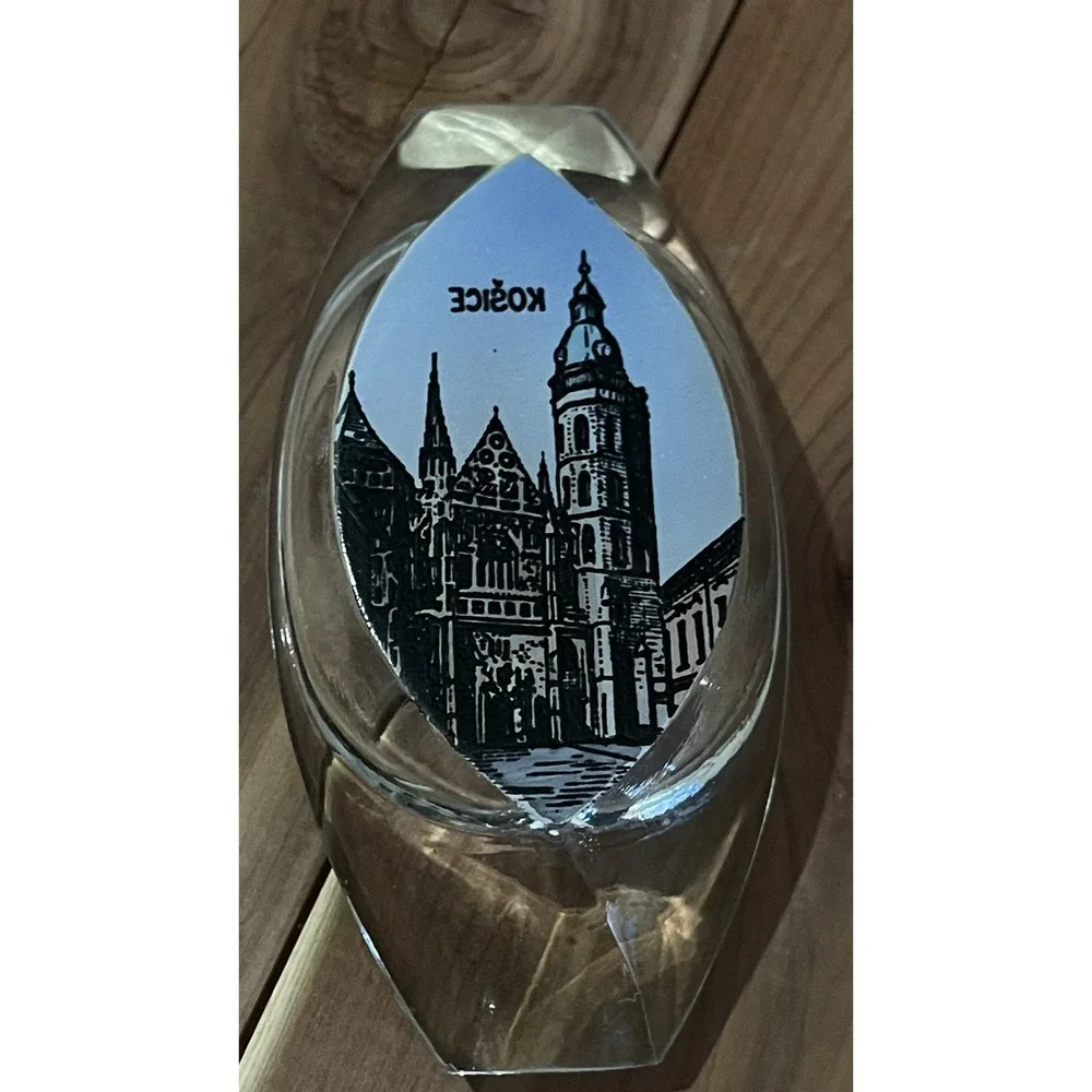 Czech Republic Paperweight Bohemia Crystal